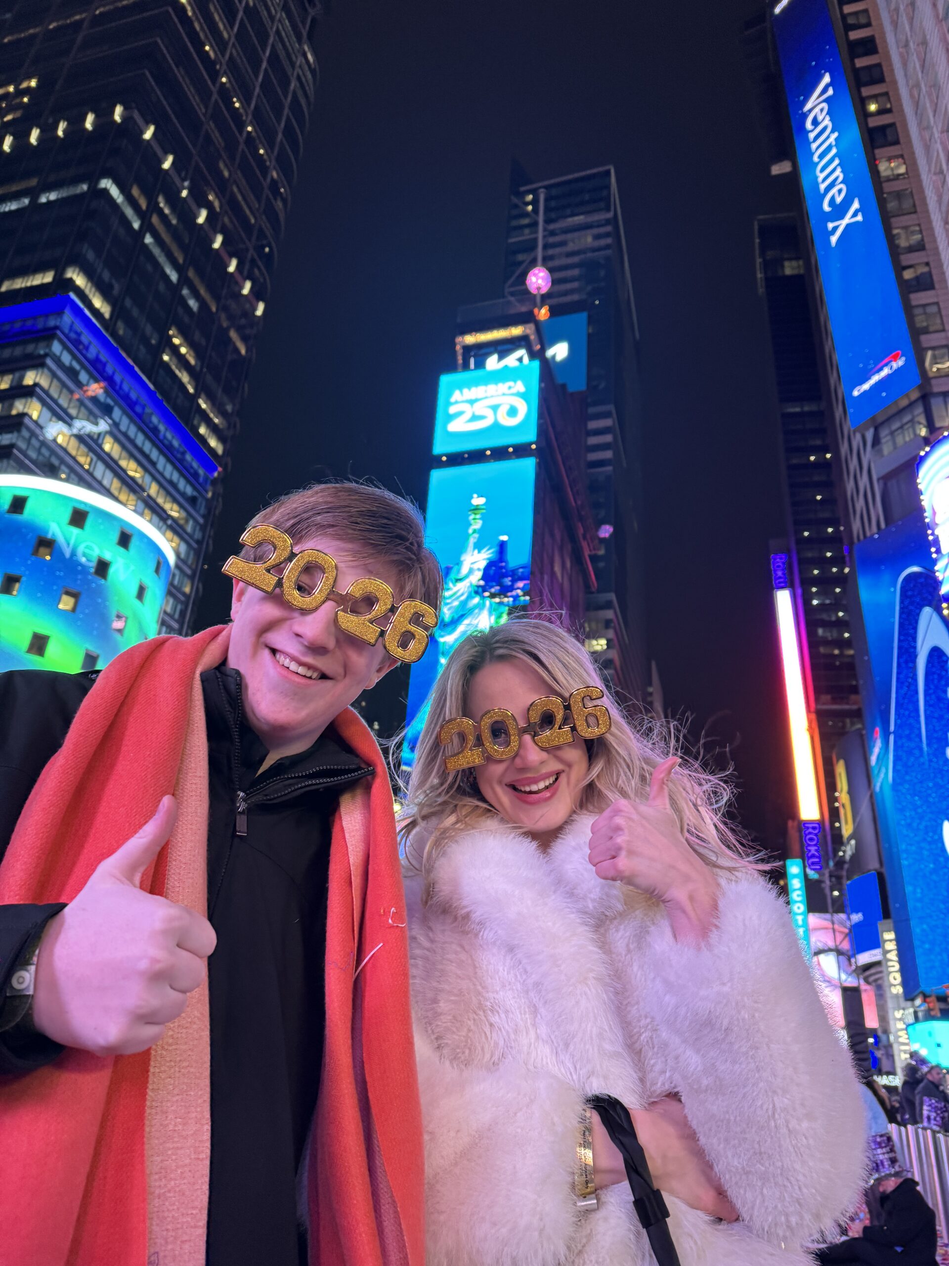 Times Square New Year 2026 celebration